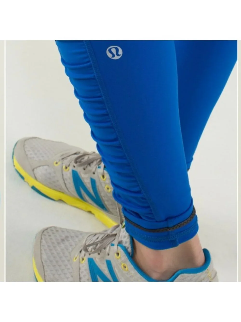Lululemon Speed Tight *Brushed Interlock Baroque Blue / Mini Hyper Stripe Baroq